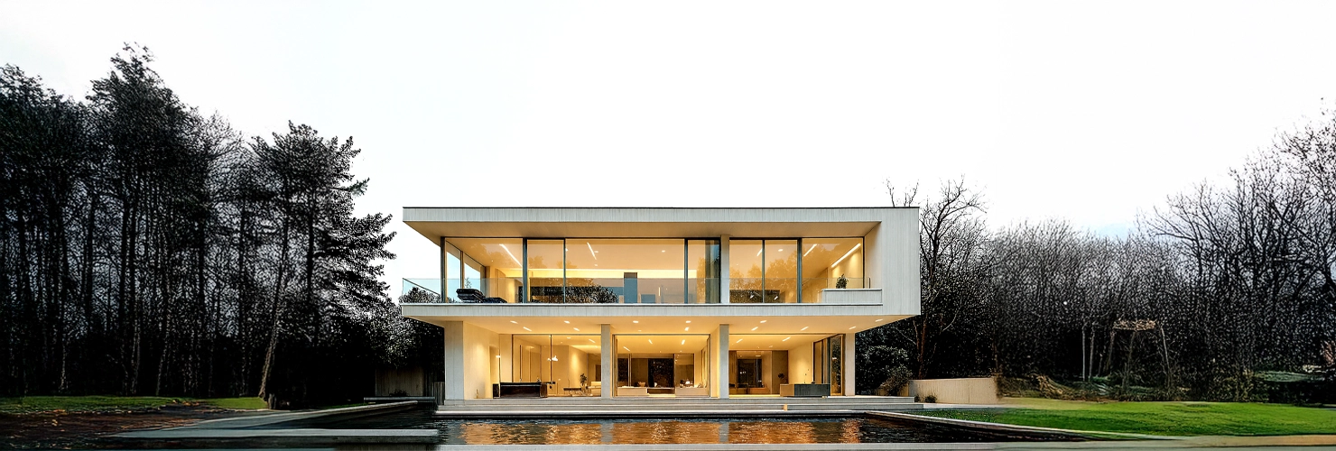 Modern minimalist home exterior